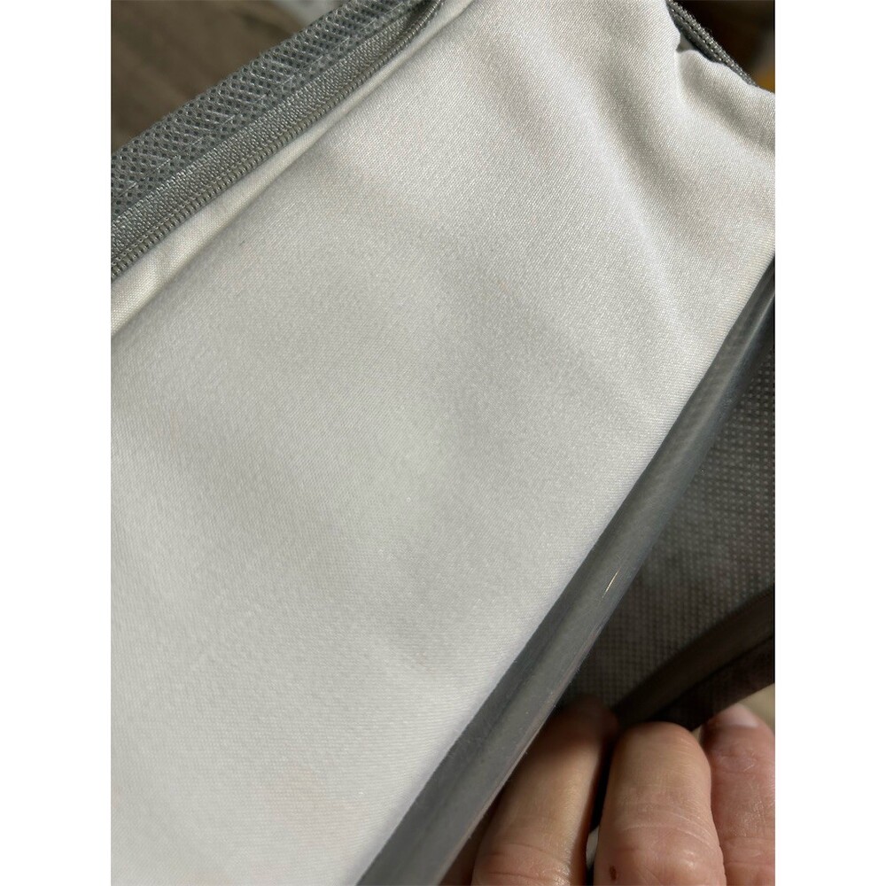 Bare Home Sheet Set Queen 4-Piece Flat Fitted & 2 Pillowcases White - Picture 3 of 3
